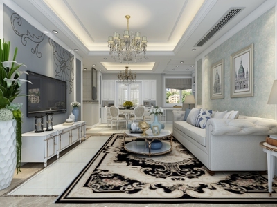 北京國貿(mào)天悅現(xiàn)代簡約三居室裝修效果圖_110平米16萬裝修設(shè)計案例