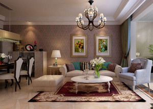 83平米普通戶型歐式風格家裝裝修圖片設計-北京齊裝網裝修效果圖