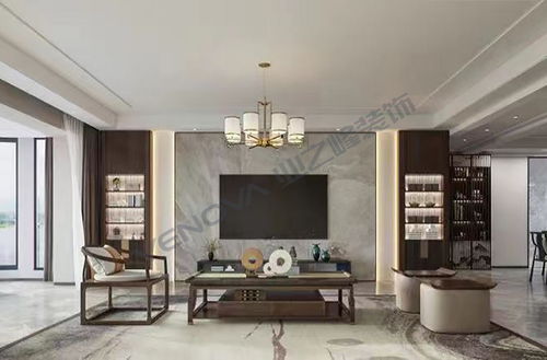 新中式風格三居室180平米房子裝修效果圖 國瑞城 業之峰裝飾北京裝修公司