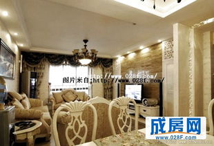 成都雙龍灣歐式田園風格大戶型豪華裝修案例