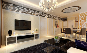 163平米普通戶型現代簡約家裝裝修圖片設計-北京齊裝網裝修效果圖