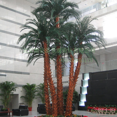 精創溢北京工廠 高品質仿真椰子樹與裝飾植物，為商場酒店增添自然氣息